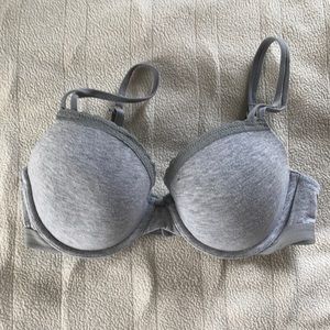 Aerie brand bra, size 34D, color gray